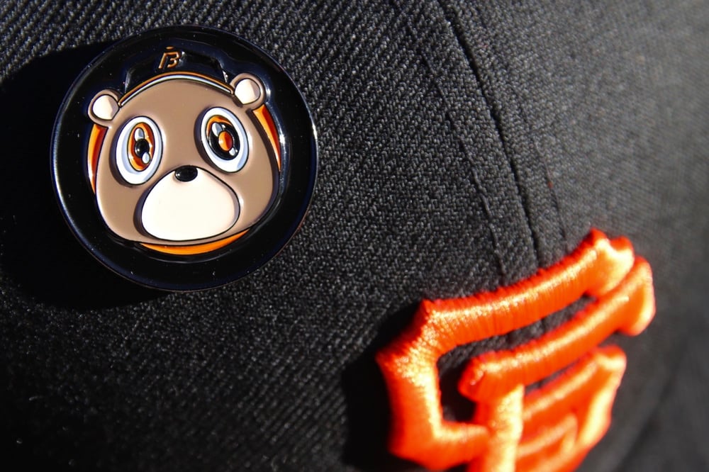 Image of Bear Pin - Alternate Black