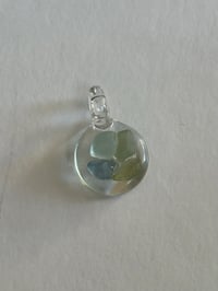 mini sea glass pendant #7
