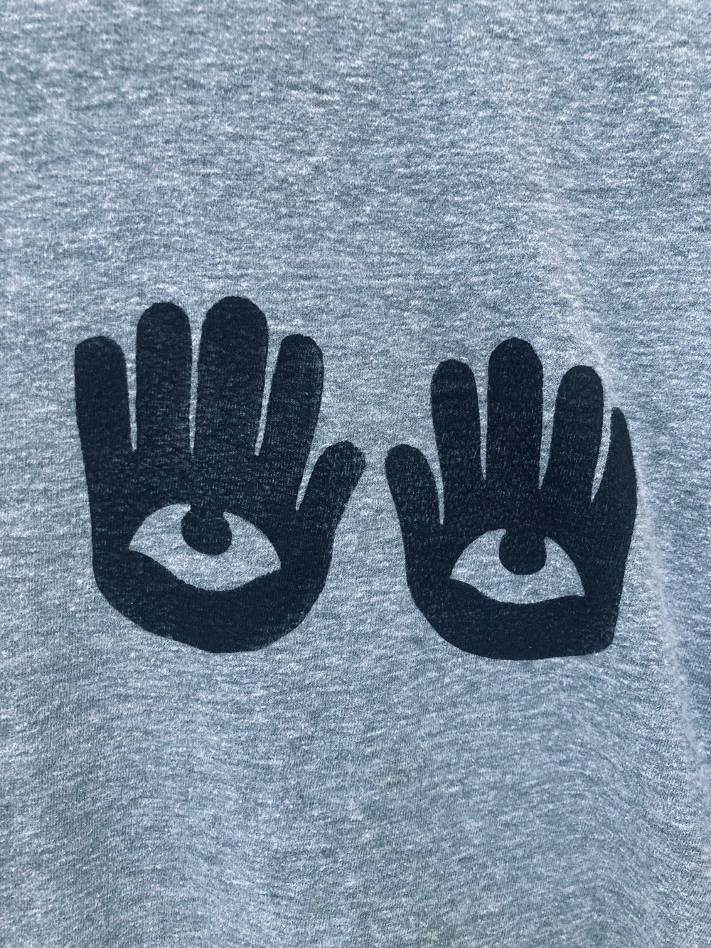 'Hands And Eyes' Custom Long Sleeve Shirt (Oner)