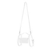 Image of Leather Crossbody Holster in White