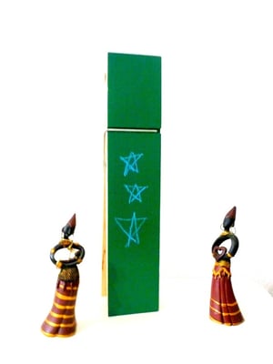 chalked wooden peg (large)