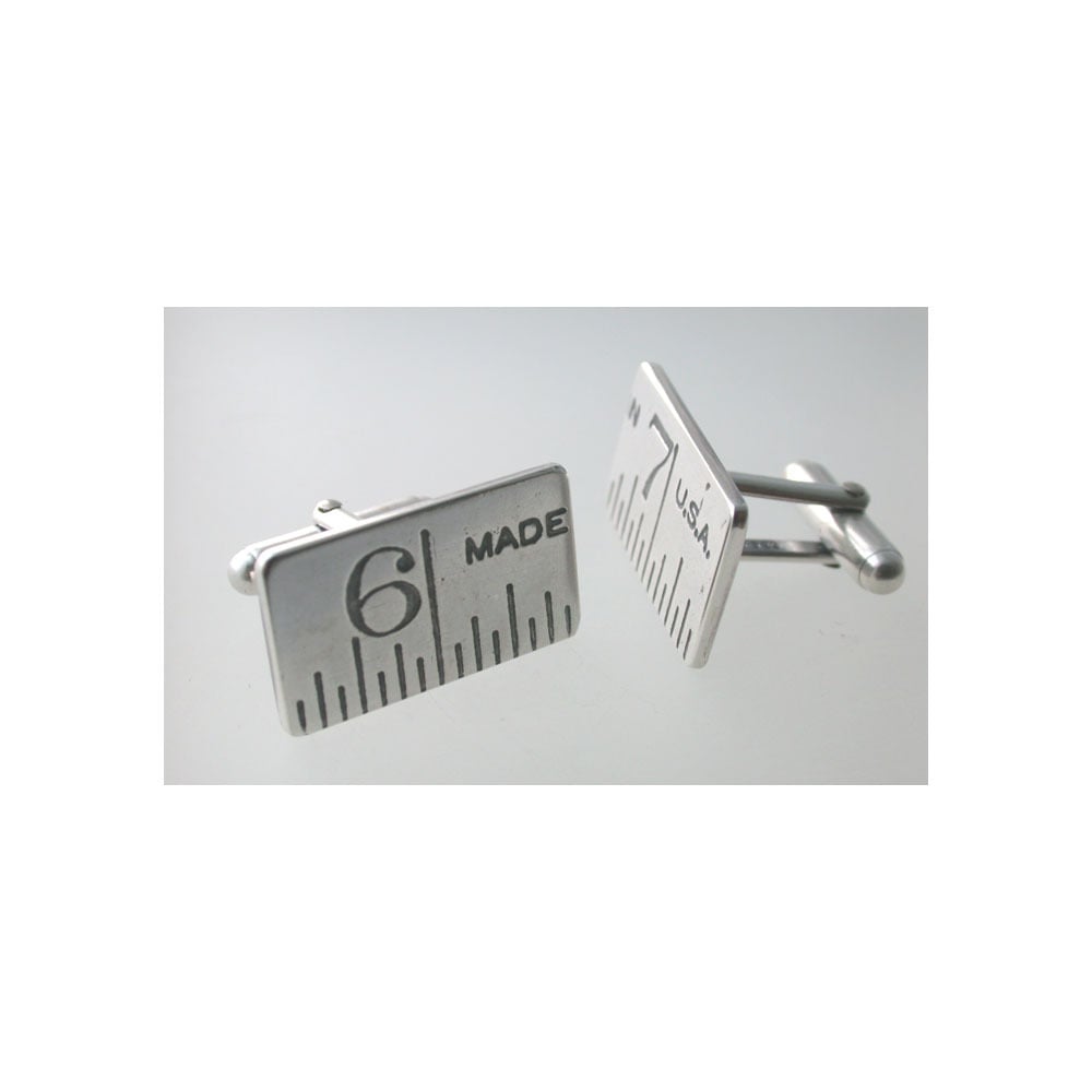 Image of ruler cufflinks