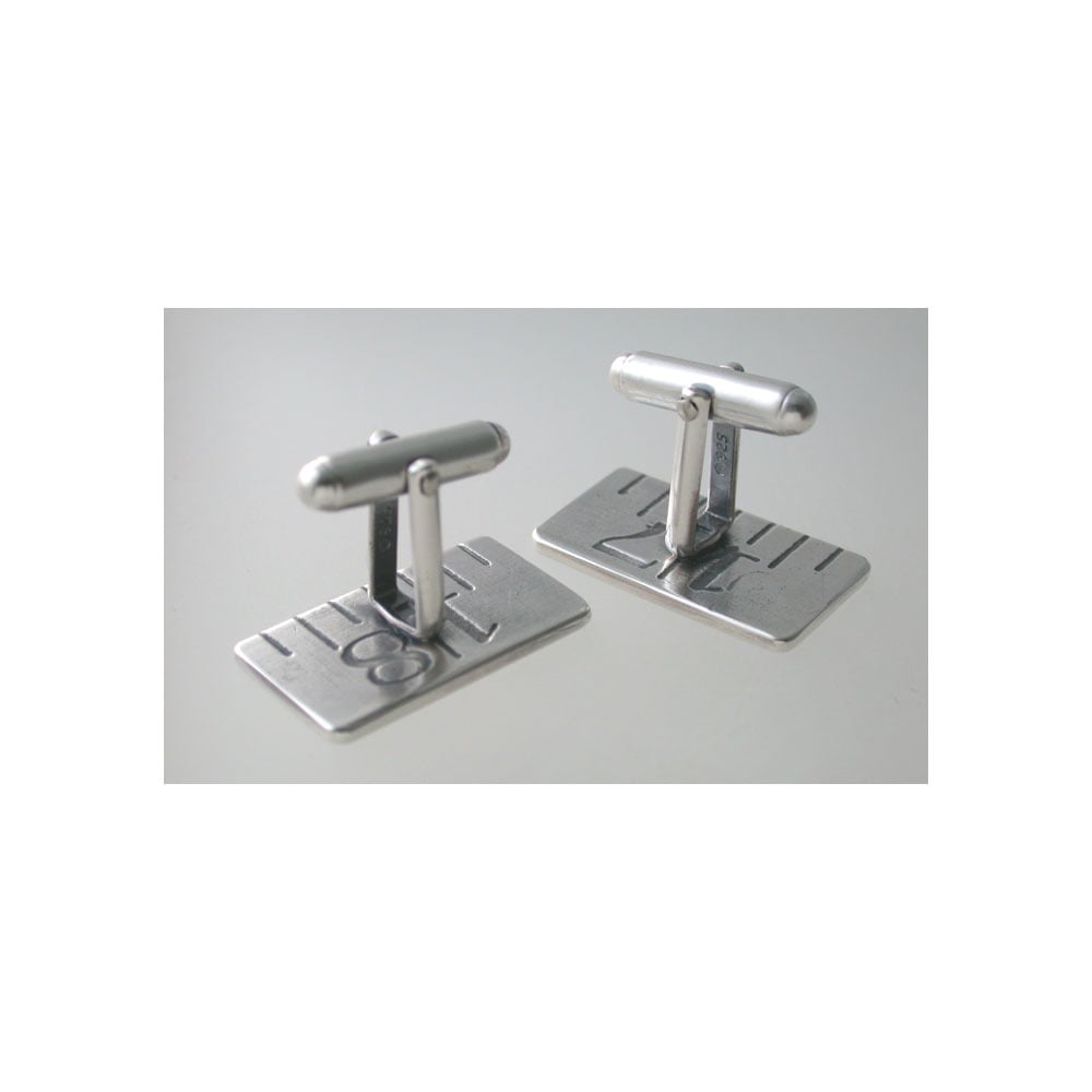 Image of ruler cufflinks