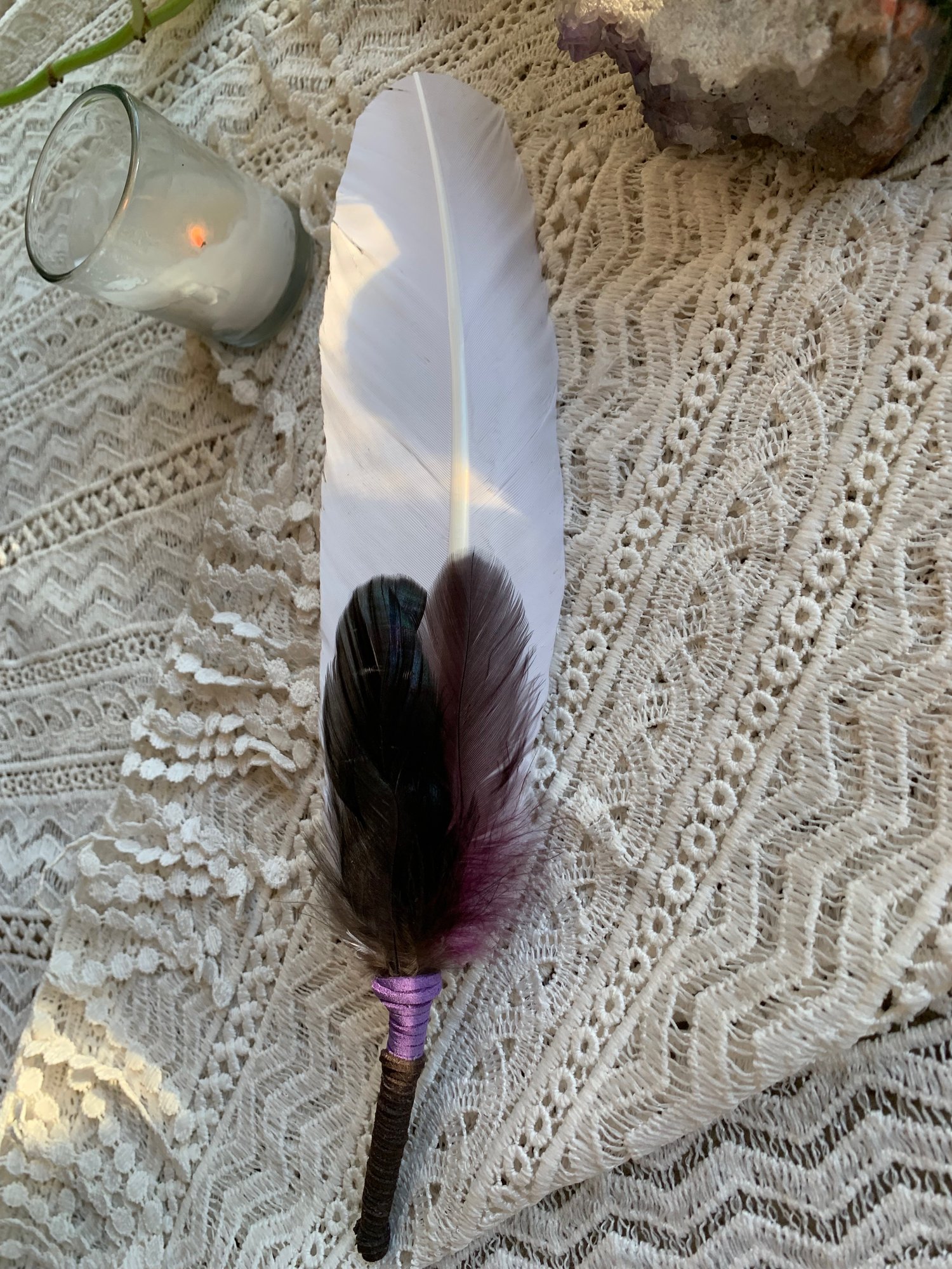 Image of Daily grace~Smudge feather large Free US Shipping