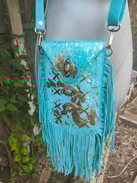 Image 1 of Yellowstone mobile bag- turquoise