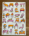 Chair & Table Stickers 