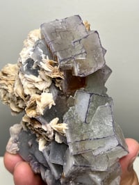 Image 7 of QR Code Fluorite & Barite Specimen #2586