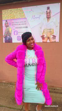Image 1 of PINK PANTHER SWEATER COAT 