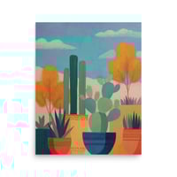 Image 3 of Potted Desert Cactus Print