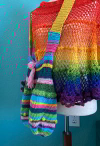 Image 2 of Handmade Crochet Bohemian Bag