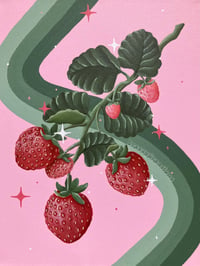 Strawberries! Print