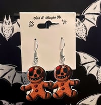 EVIL GINGERBREAD COOKIE EARRINGS