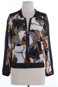 Image of Versace inspired silk jacket