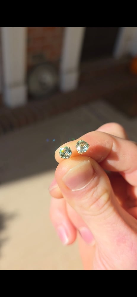 Image of Gemstone earings 