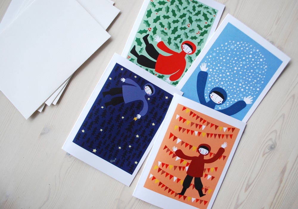 Image of Noël 2012 - lot de 4 cartes