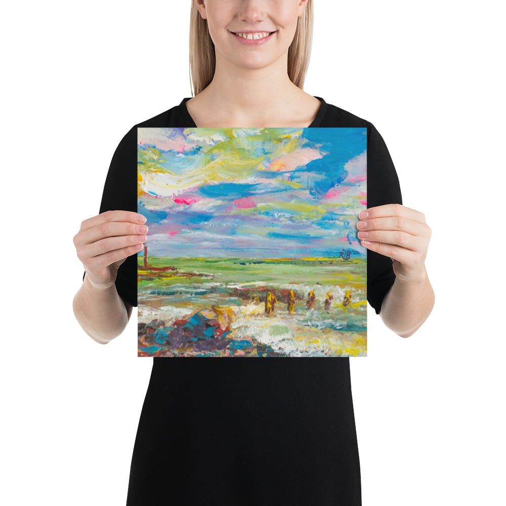 Image of ||| PRINT ||| - "Lake Michigan Was Angry that Day... Pt. 6"