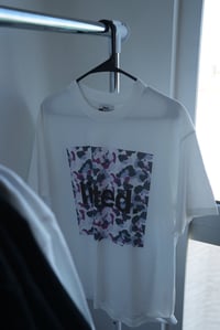 Purple Camo White LIFTED Tee