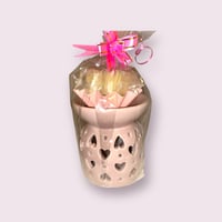 Image 1 of Tea Light Burner & Large Wax Shape Gift Set