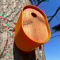 Image 4 of The Modern Orange Birdhouse