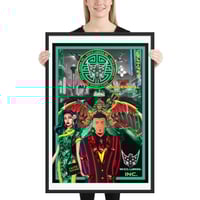 WHO'S LURKING INC Comic Book Framed poster