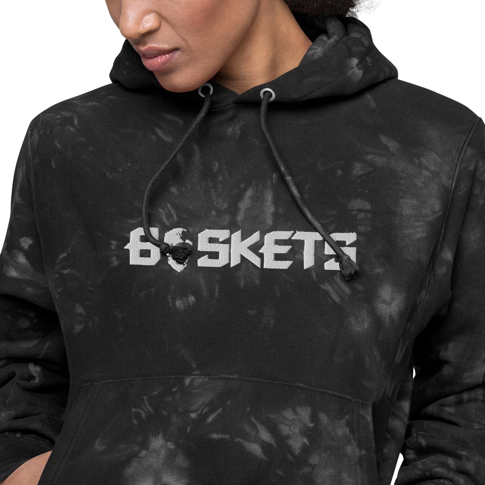 baskets unisex champion tie-dye hoodie