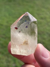 Image 6 of Natural Citrine Phantom With Hematite & Titanium Inclusions #1825