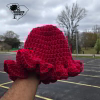 Crochet Ruffle Hats by The Queen! 