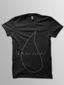 Image of dwnpours Black "Drop" Shirt 