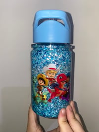 Image 2 of Dino ranch snowglobe drink bottle 