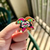 Jester Bats Wooden Pin