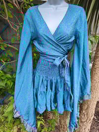 Image 6 of Stevie Co ord set - Purple and Jade Pink