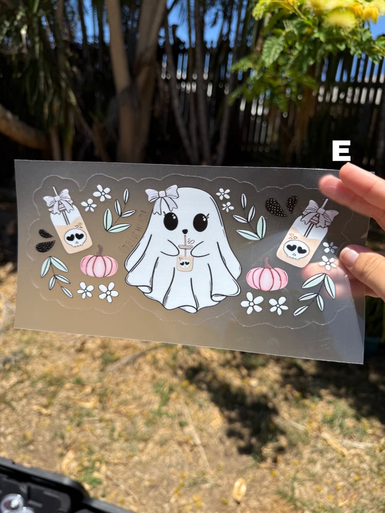 Image of Ghost UV DTF Wrap