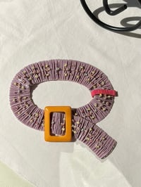 Image 2 of Belt Necklace ~Lila