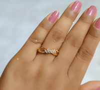 Image 1 of Infinity_Adjustable American Diamond Ring