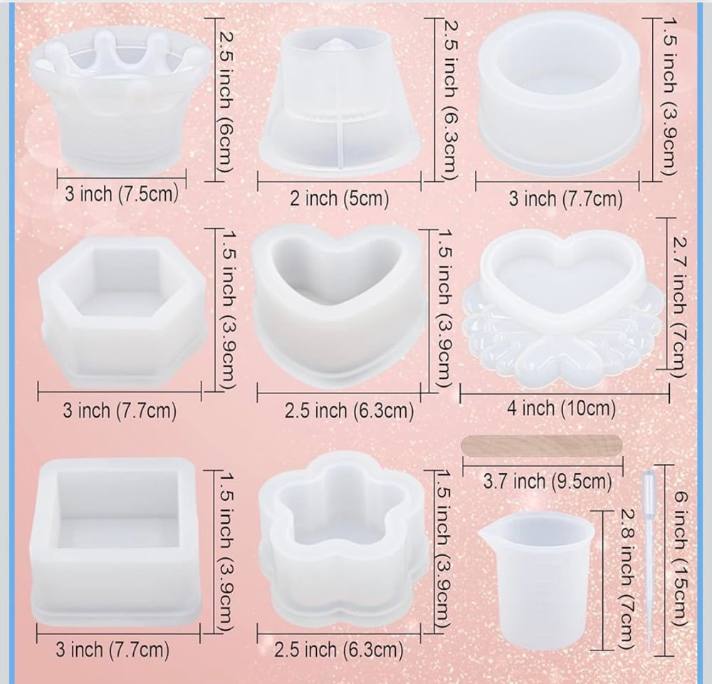 Image of Red heart shaped with Golden cross prayer/trinket box