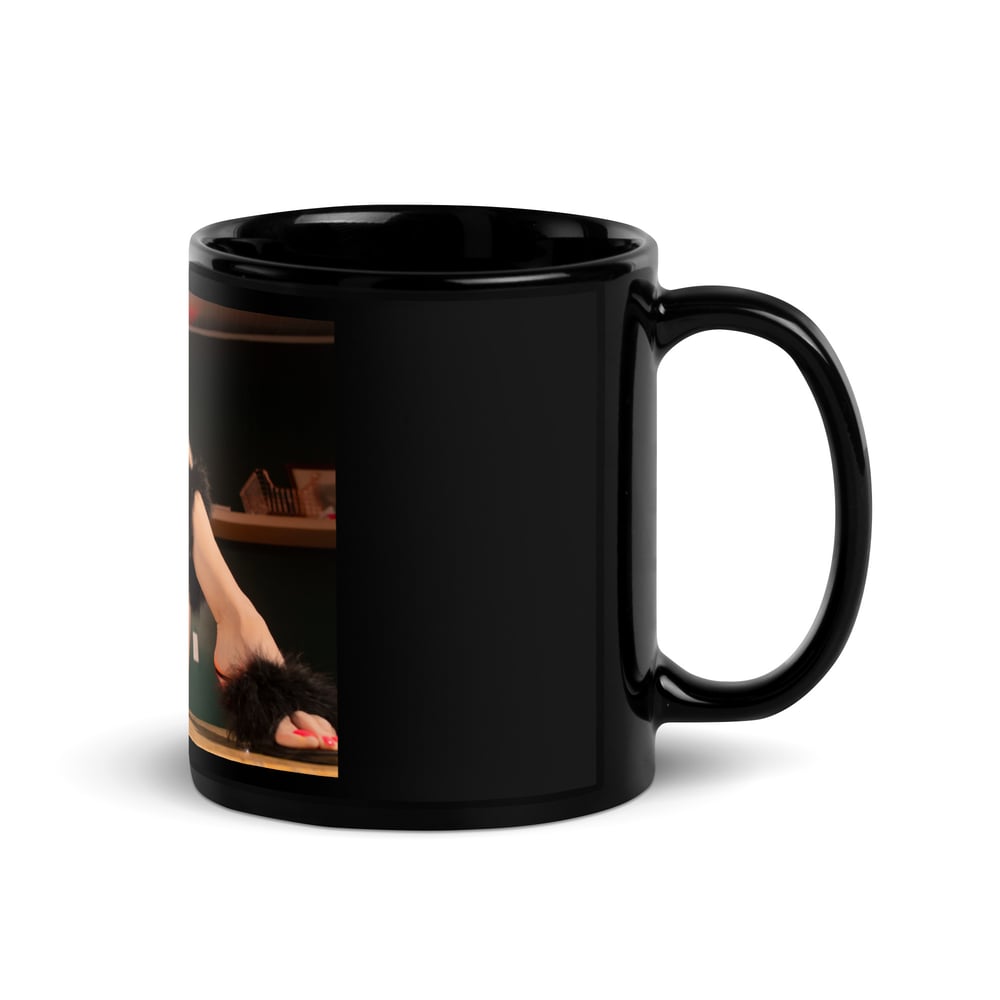 "Good Morning, Mommy!" Black Coffee Mug