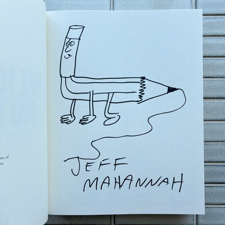 Helicopter Mother by Jeff Mahannah - SIGNED & SKETCHED Image 2