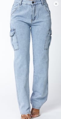 Image 1 of Cargo High Waist Pants