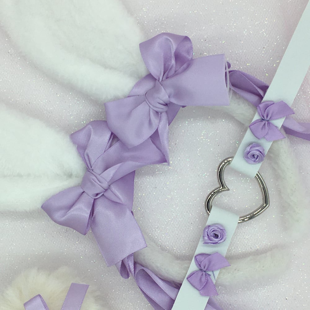 Purple/white Bunny 🐰 set 