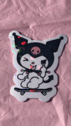 Sparkly Kuromi Sticker 