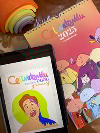 Image 3 of Calendrier 2026 grimaces Précommande