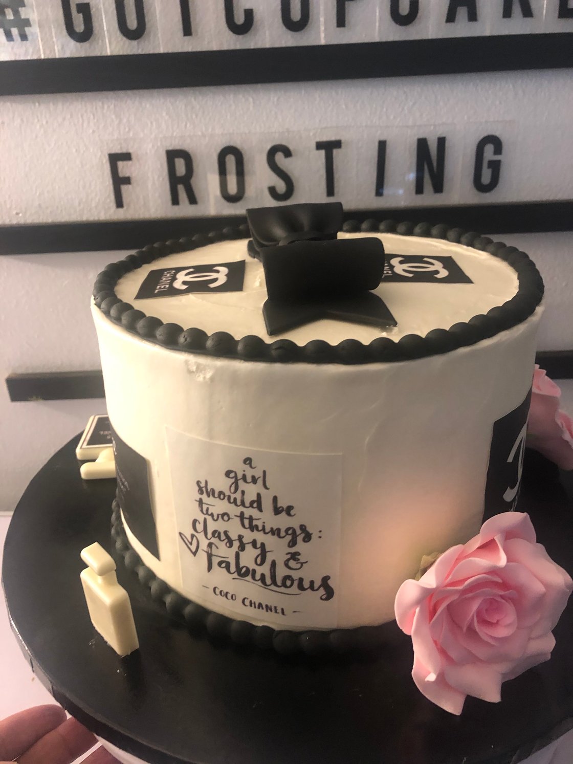 Image of Luxury Label Theme Cake