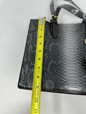 Image of  Snakeskin Patterned Bag with Accessories Gray  - Free Shipping 