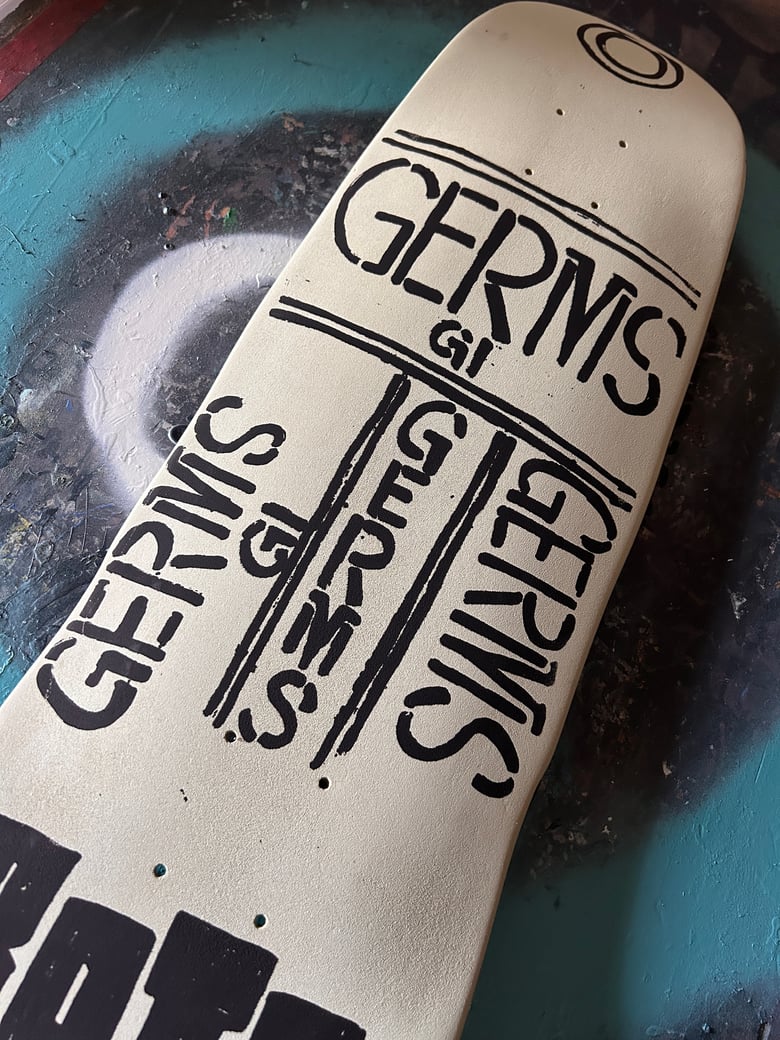 Image of Germs bootleg sk8t deck 