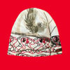 White Red Real Tree Beanie