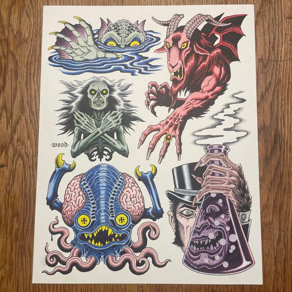 Image of Halloween ‘25 Riso Print