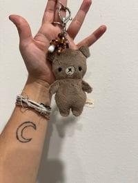 Brown bear keychain (Mushroom)