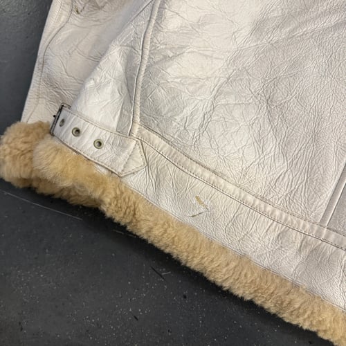 Image of AW 2006 Stone Island Hand Painted Shearling Jacket, size large