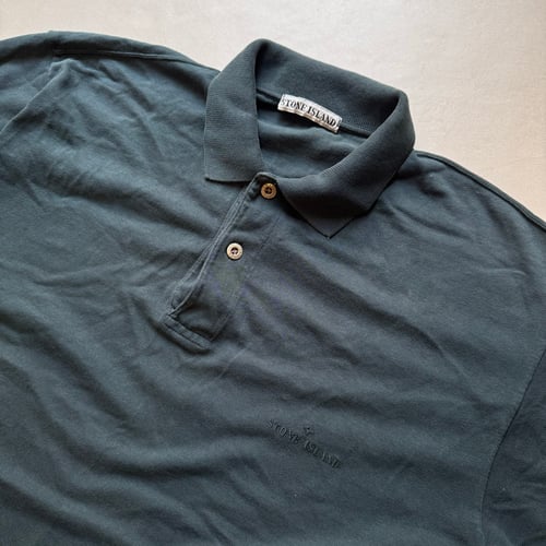 Image of 1980s Stone Island Polo Shirt, Size XL 