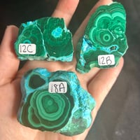 Image 1 of Malachite & Chrysocolla Slabs ($12-$18)